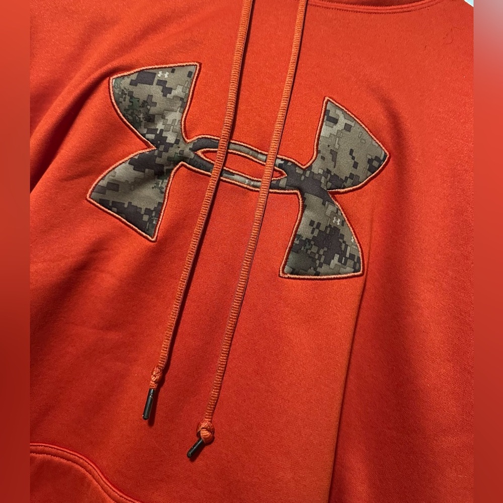 Under Armour Orange and Camo Hoodie